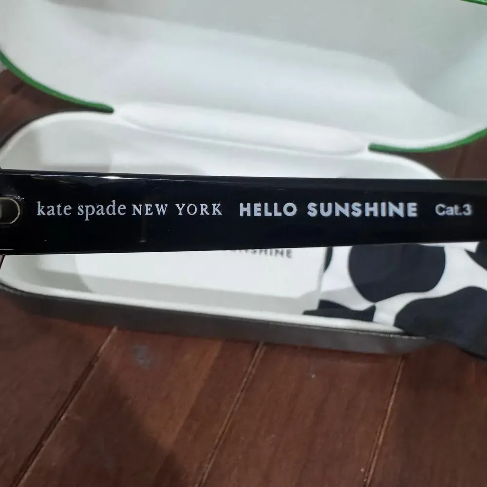 Kate Spade New York Hello Sunshine Cat.3 Eye Tortoise Shell Sunglasses NWB